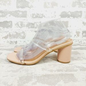 Dolce Vita Clear and Nude Sandals